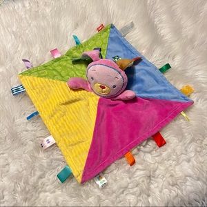 TaGgies Bunny Lovey Plush Colorful